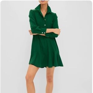 Tuckernuck Callahan Forest Green Mini Dress